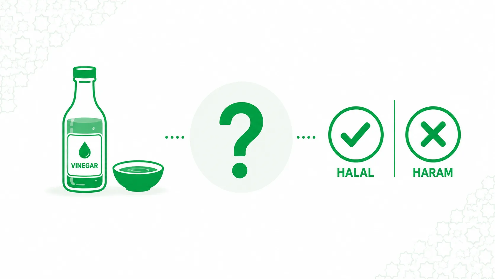 Is vinegar halal or haram?